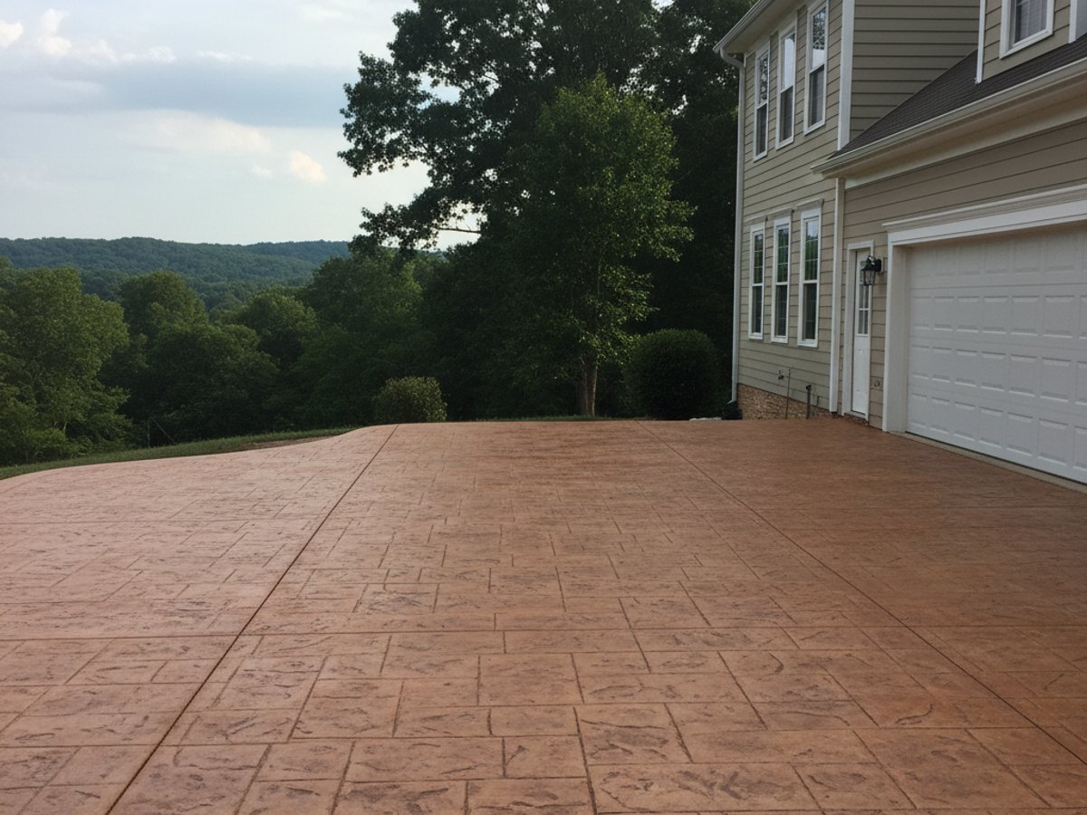 Garage Floor Concrete completed by Champion Concrete Solutions in Glen Allen, VA