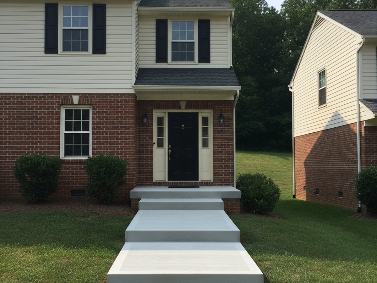 Concrete Steps & Porches completed by Champion Concrete Solutions in Colonial Heights, VA